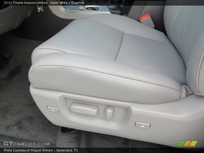 Super White / Graphite 2013 Toyota Sequoia Limited