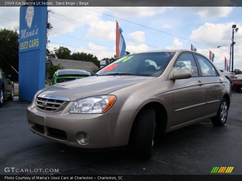 Sand Beige / Beige 2004 Kia Spectra LX Sedan