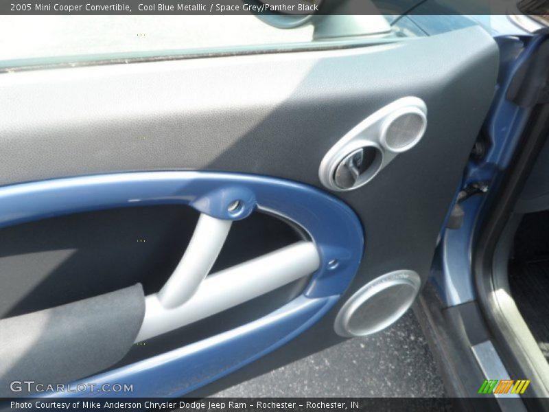 Cool Blue Metallic / Space Grey/Panther Black 2005 Mini Cooper Convertible