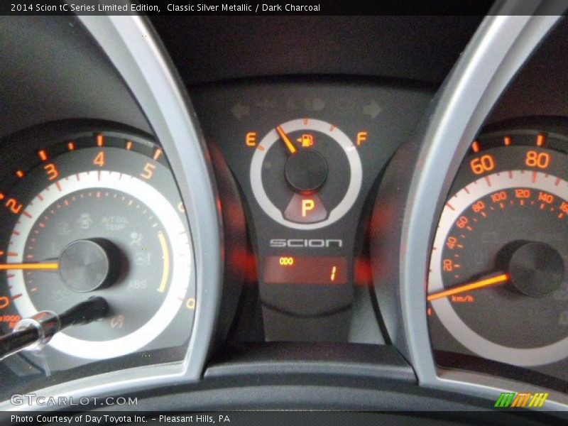 Classic Silver Metallic / Dark Charcoal 2014 Scion tC Series Limited Edition