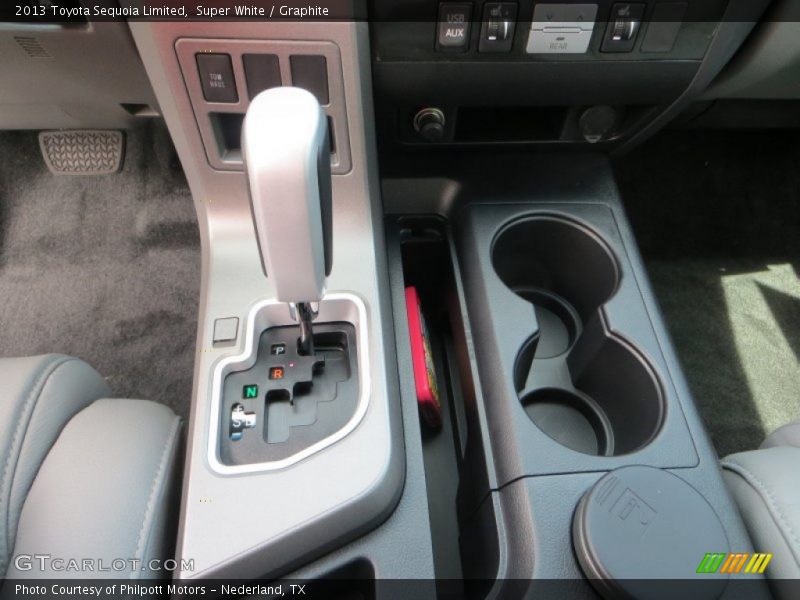 Super White / Graphite 2013 Toyota Sequoia Limited