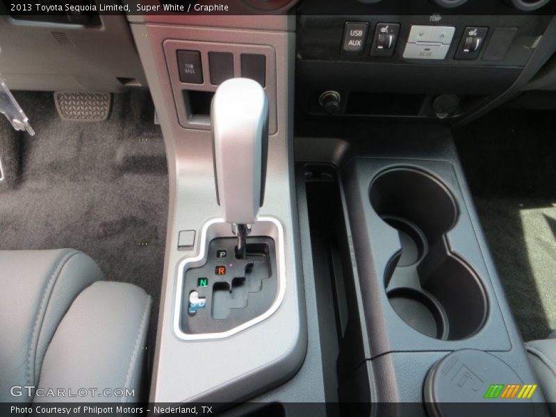 Super White / Graphite 2013 Toyota Sequoia Limited