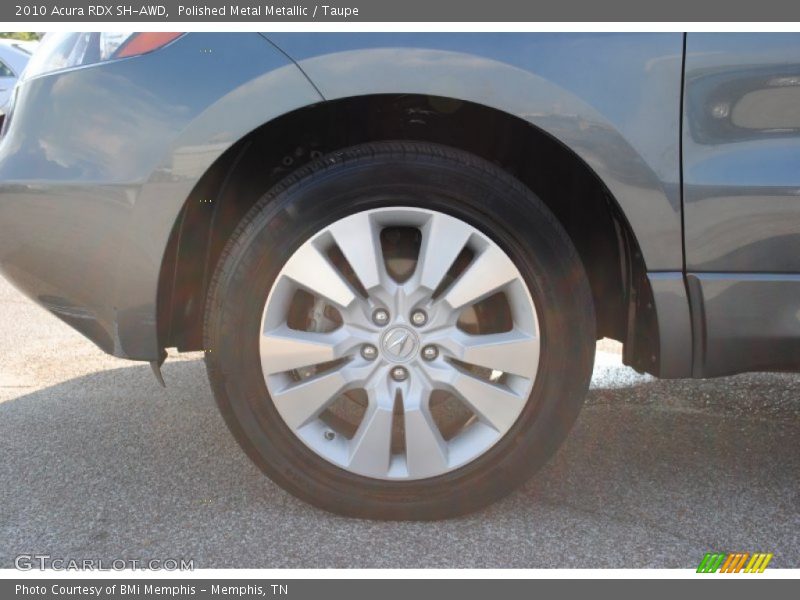 Polished Metal Metallic / Taupe 2010 Acura RDX SH-AWD