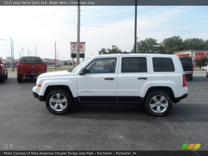 Bright White / Dark Slate Gray 2013 Jeep Patriot Sport 4x4