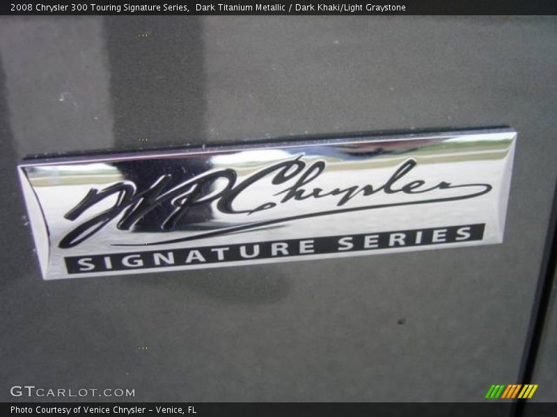 Dark Titanium Metallic / Dark Khaki/Light Graystone 2008 Chrysler 300 Touring Signature Series
