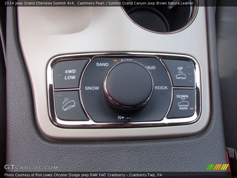 Controls of 2014 Grand Cherokee Summit 4x4