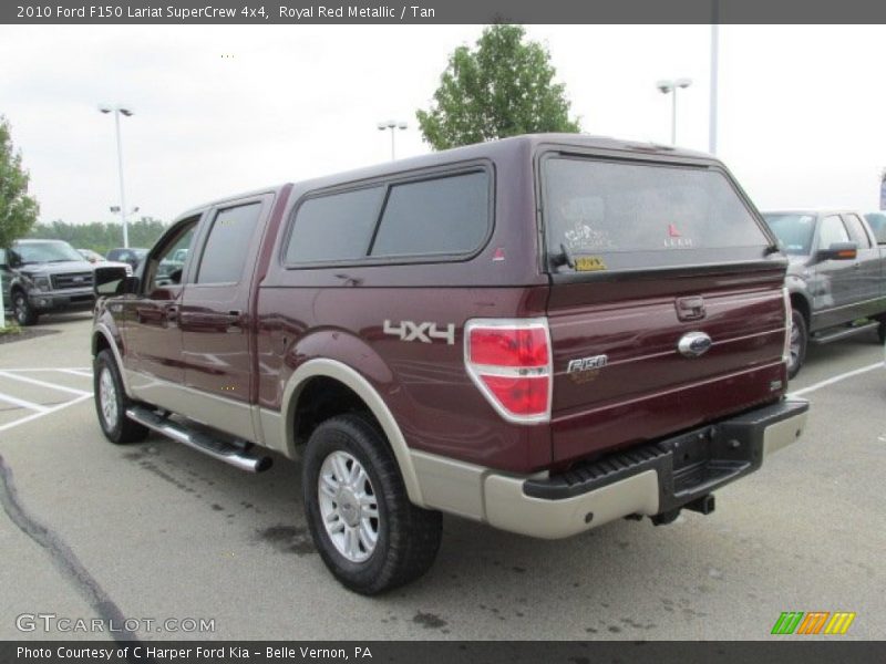 Royal Red Metallic / Tan 2010 Ford F150 Lariat SuperCrew 4x4