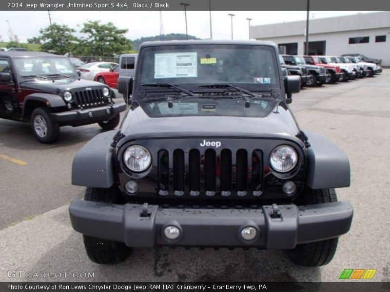 Black / Black 2014 Jeep Wrangler Unlimited Sport S 4x4
