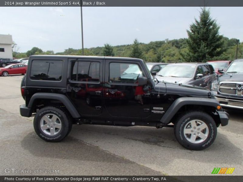 Black / Black 2014 Jeep Wrangler Unlimited Sport S 4x4