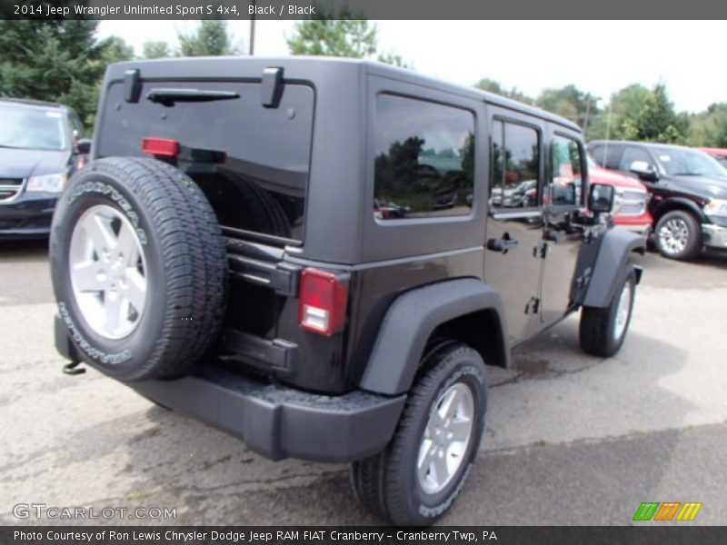Black / Black 2014 Jeep Wrangler Unlimited Sport S 4x4