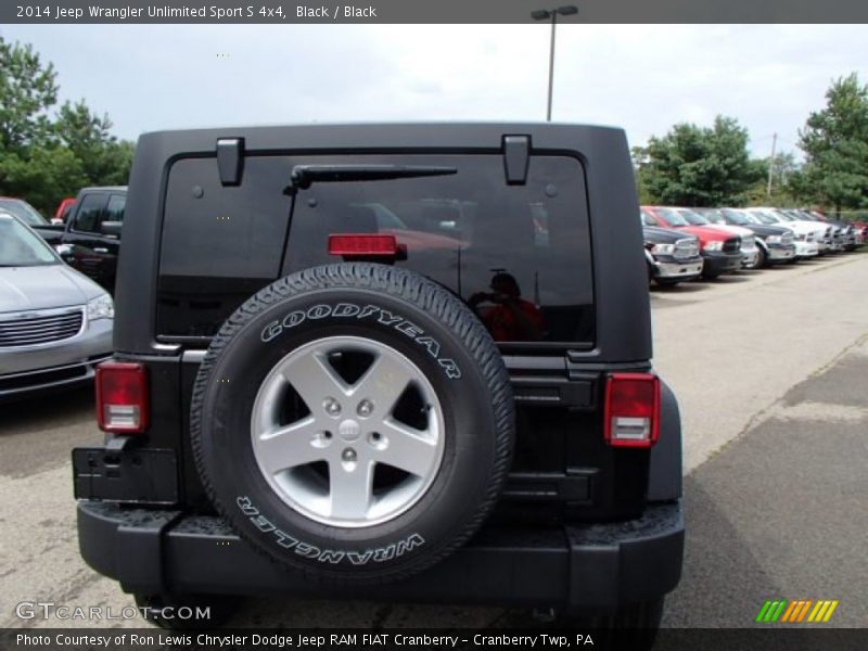 Black / Black 2014 Jeep Wrangler Unlimited Sport S 4x4