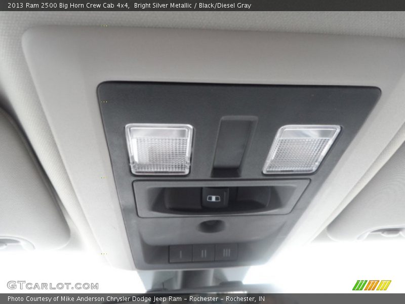 Bright Silver Metallic / Black/Diesel Gray 2013 Ram 2500 Big Horn Crew Cab 4x4