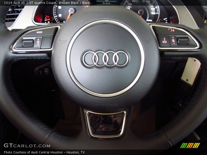 Brilliant Black / Black 2014 Audi A5 2.0T quattro Coupe