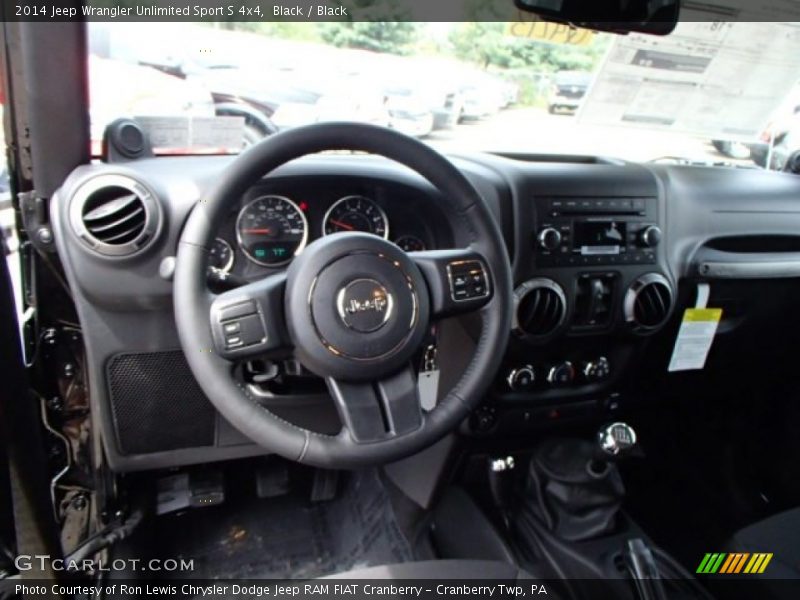 Dashboard of 2014 Wrangler Unlimited Sport S 4x4