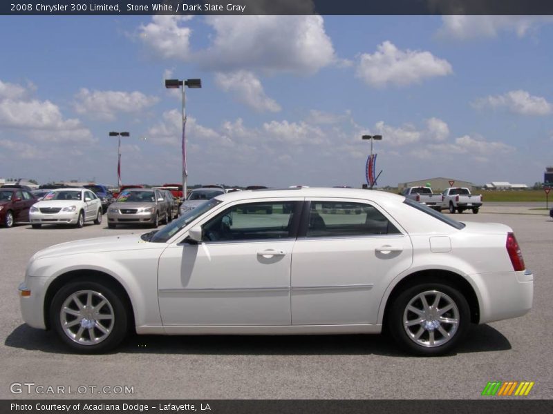Stone White / Dark Slate Gray 2008 Chrysler 300 Limited