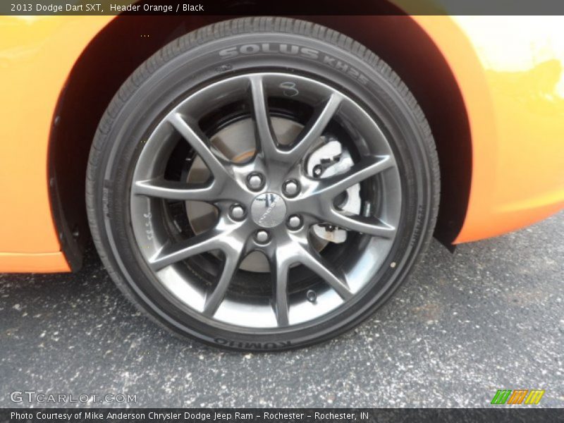 Header Orange / Black 2013 Dodge Dart SXT