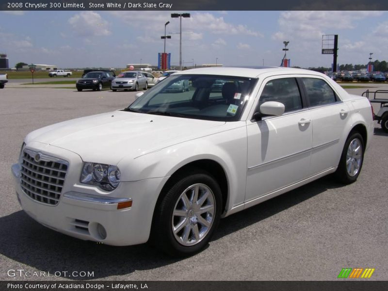 Stone White / Dark Slate Gray 2008 Chrysler 300 Limited