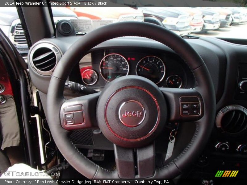  2014 Wrangler Unlimited Sport S 4x4 Steering Wheel