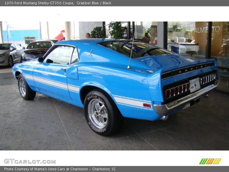 Grabber Blue / Black 1970 Ford Mustang Shelby GT350 Coupe