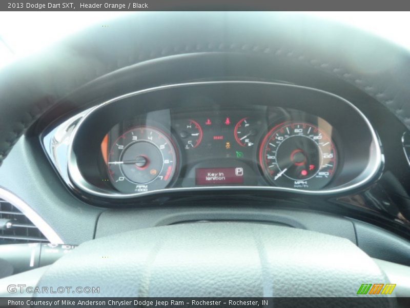 Header Orange / Black 2013 Dodge Dart SXT