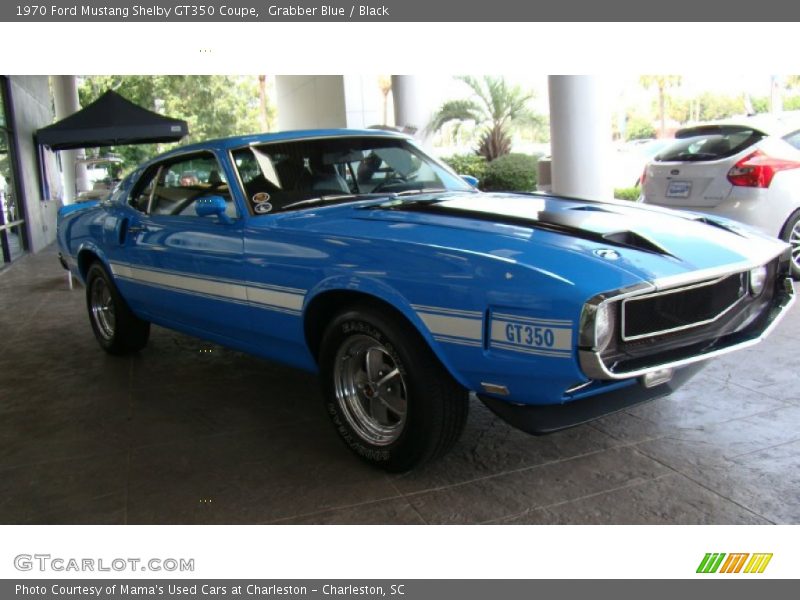 Grabber Blue / Black 1970 Ford Mustang Shelby GT350 Coupe