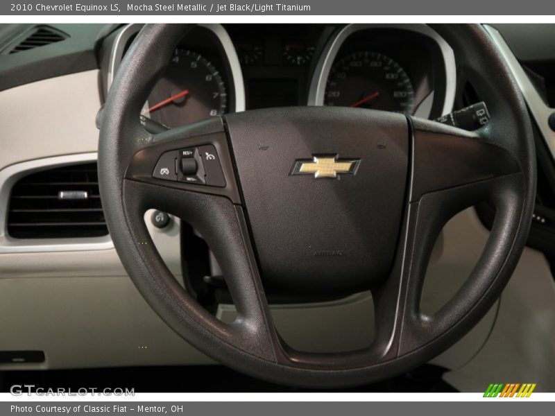 Mocha Steel Metallic / Jet Black/Light Titanium 2010 Chevrolet Equinox LS