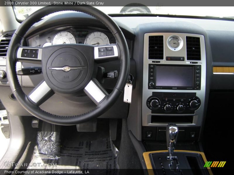 Stone White / Dark Slate Gray 2008 Chrysler 300 Limited