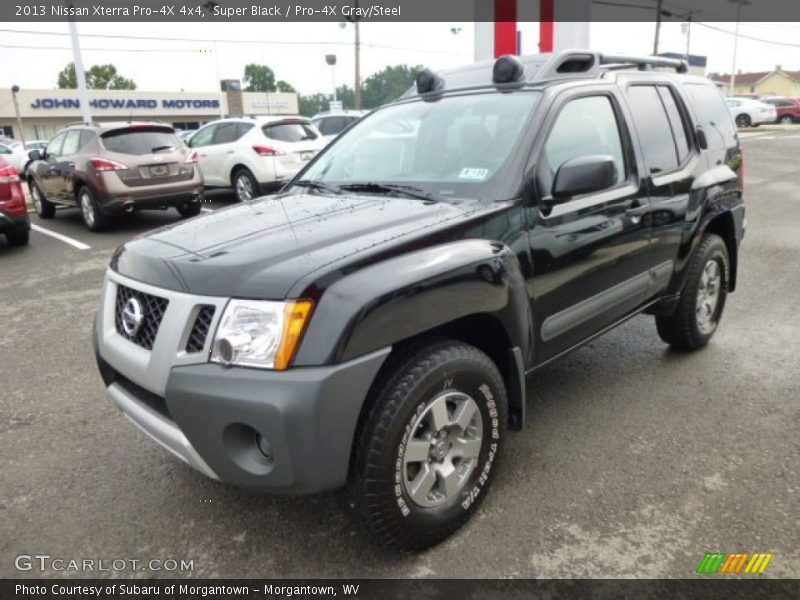 Super Black / Pro-4X Gray/Steel 2013 Nissan Xterra Pro-4X 4x4