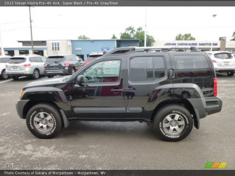 Super Black / Pro-4X Gray/Steel 2013 Nissan Xterra Pro-4X 4x4