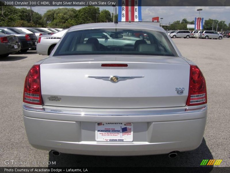 Bright Silver Metallic / Dark Slate Gray 2008 Chrysler 300 C HEMI