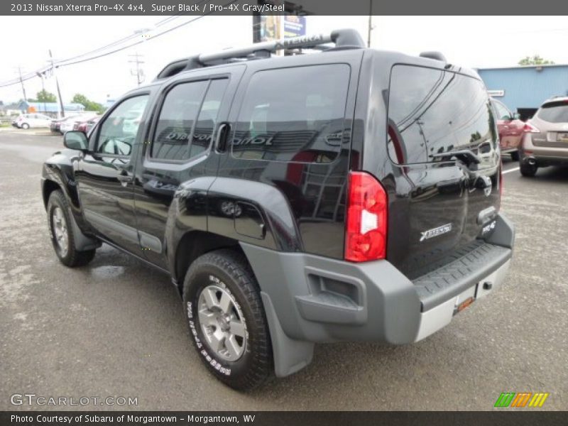 Super Black / Pro-4X Gray/Steel 2013 Nissan Xterra Pro-4X 4x4