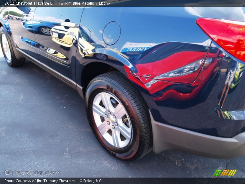Twilight Blue Metallic / Ebony 2012 Chevrolet Traverse LT