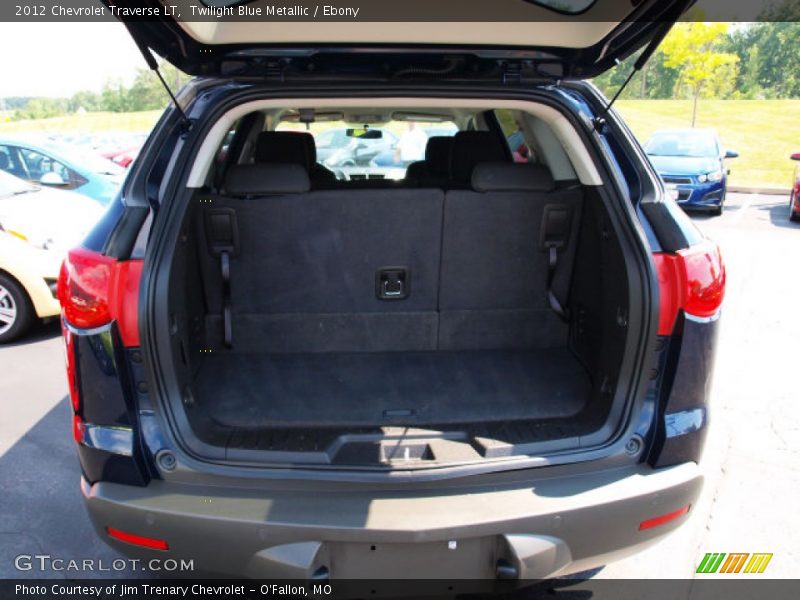 Twilight Blue Metallic / Ebony 2012 Chevrolet Traverse LT