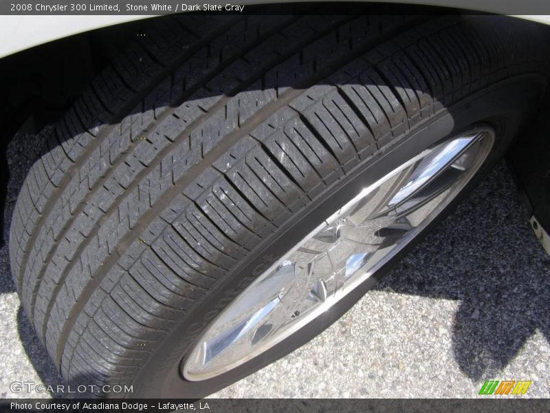 Stone White / Dark Slate Gray 2008 Chrysler 300 Limited