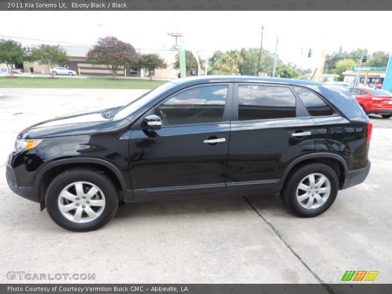 Ebony Black / Black 2011 Kia Sorento LX