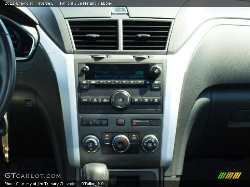 Twilight Blue Metallic / Ebony 2012 Chevrolet Traverse LT