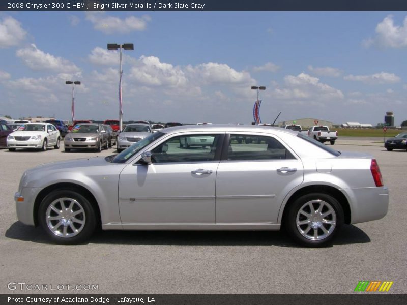 Bright Silver Metallic / Dark Slate Gray 2008 Chrysler 300 C HEMI