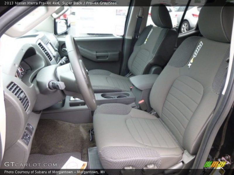 Front Seat of 2013 Xterra Pro-4X 4x4