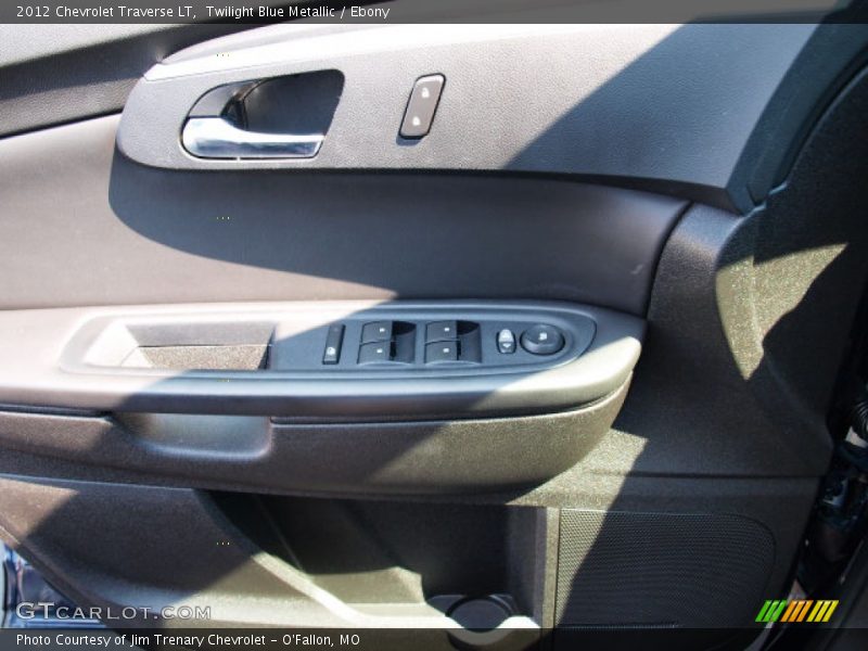 Twilight Blue Metallic / Ebony 2012 Chevrolet Traverse LT
