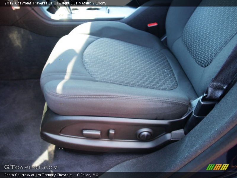 Twilight Blue Metallic / Ebony 2012 Chevrolet Traverse LT