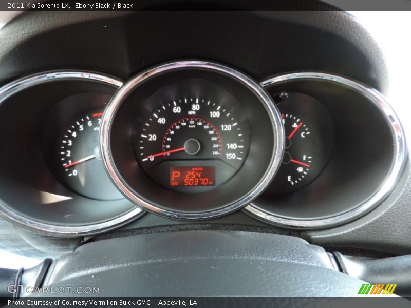 Ebony Black / Black 2011 Kia Sorento LX