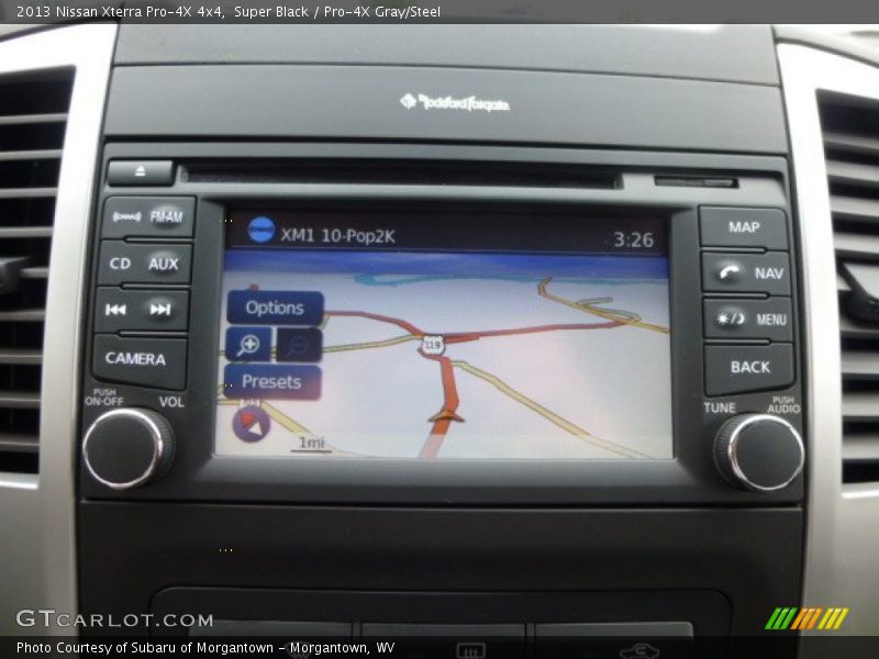 Super Black / Pro-4X Gray/Steel 2013 Nissan Xterra Pro-4X 4x4