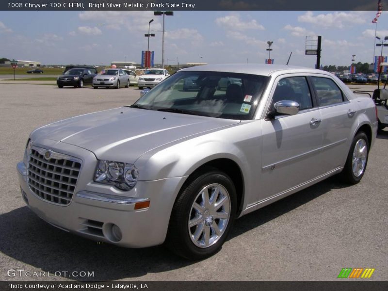 Bright Silver Metallic / Dark Slate Gray 2008 Chrysler 300 C HEMI