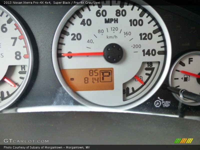 Super Black / Pro-4X Gray/Steel 2013 Nissan Xterra Pro-4X 4x4