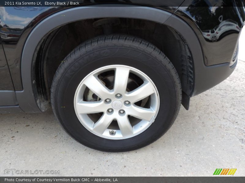 Ebony Black / Black 2011 Kia Sorento LX