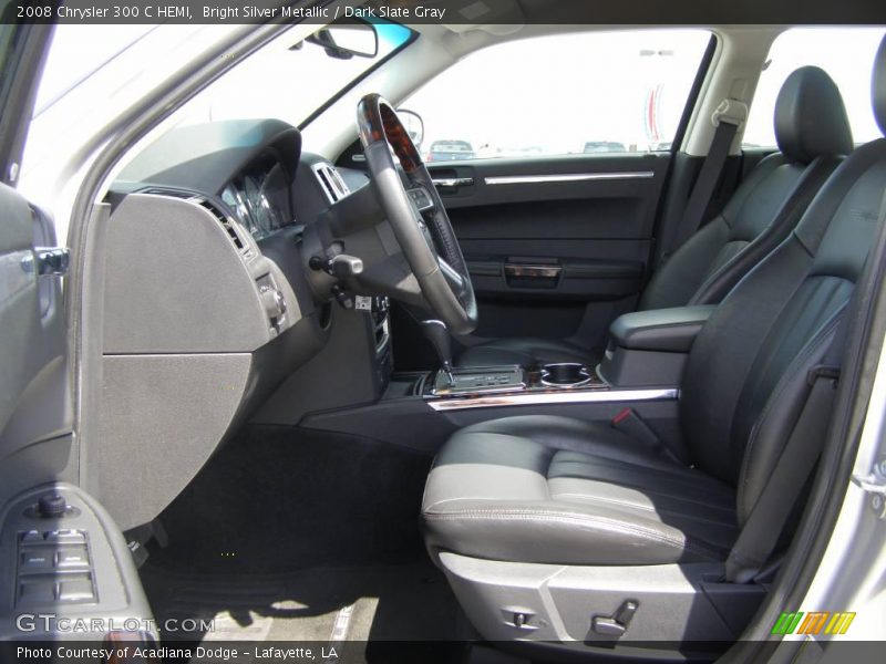 Bright Silver Metallic / Dark Slate Gray 2008 Chrysler 300 C HEMI