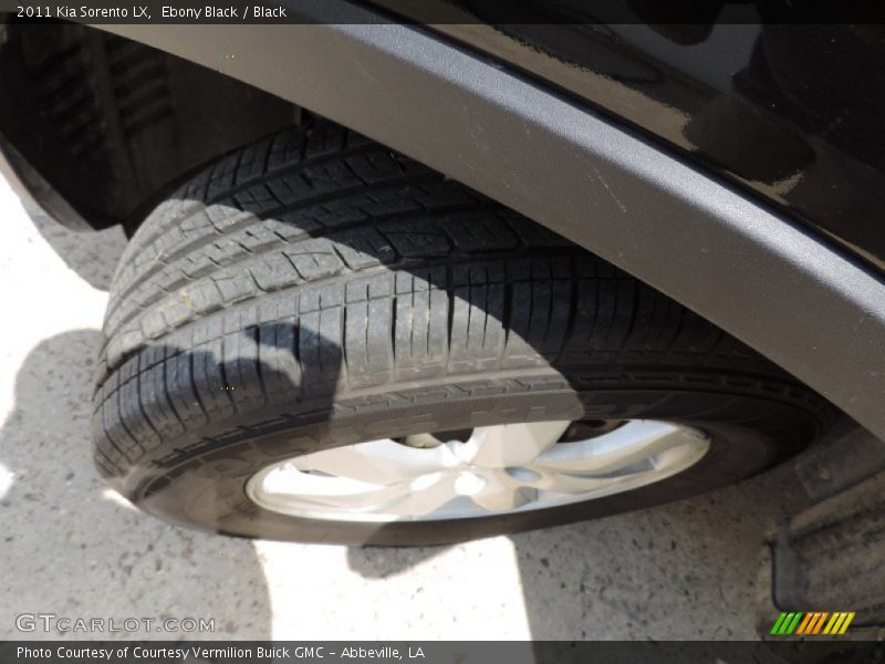 Ebony Black / Black 2011 Kia Sorento LX