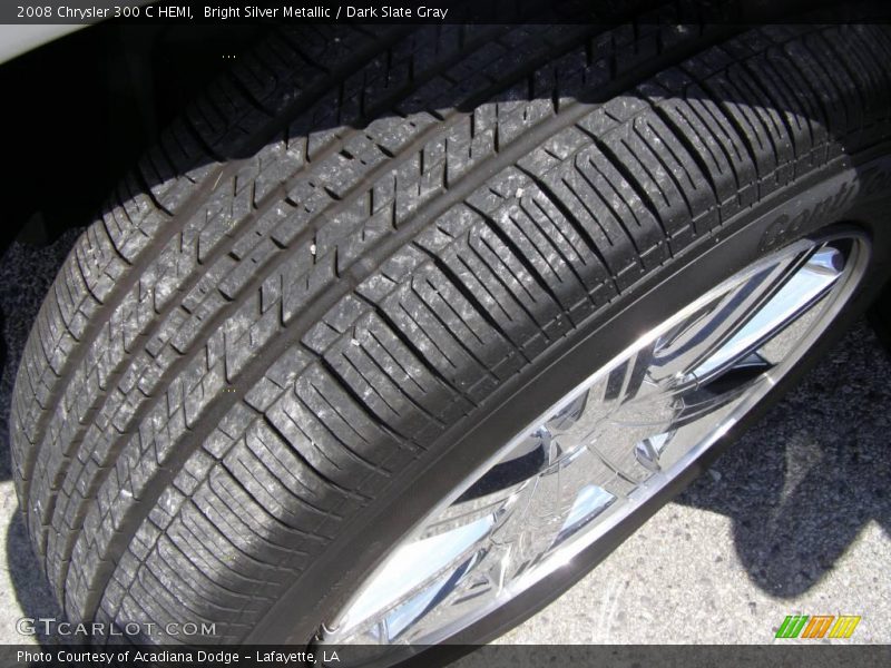 Bright Silver Metallic / Dark Slate Gray 2008 Chrysler 300 C HEMI