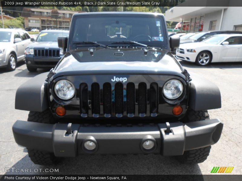 Black / Dark Slate Gray/Medium Slate Gray 2009 Jeep Wrangler Unlimited Rubicon 4x4