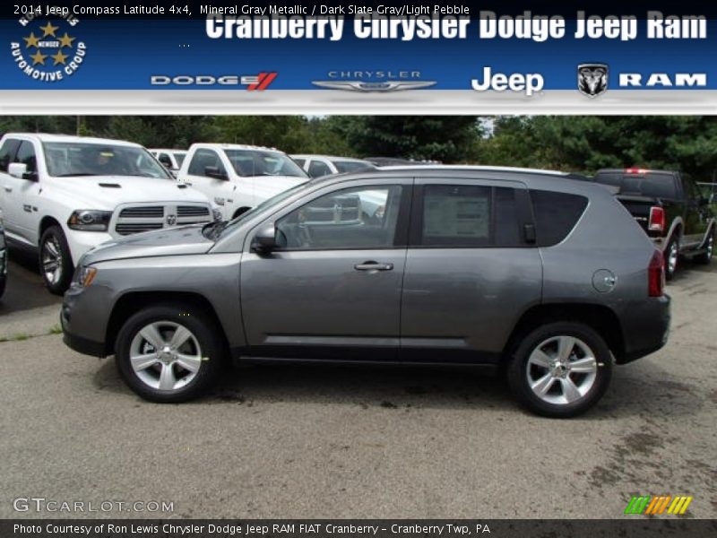 Mineral Gray Metallic / Dark Slate Gray/Light Pebble 2014 Jeep Compass Latitude 4x4